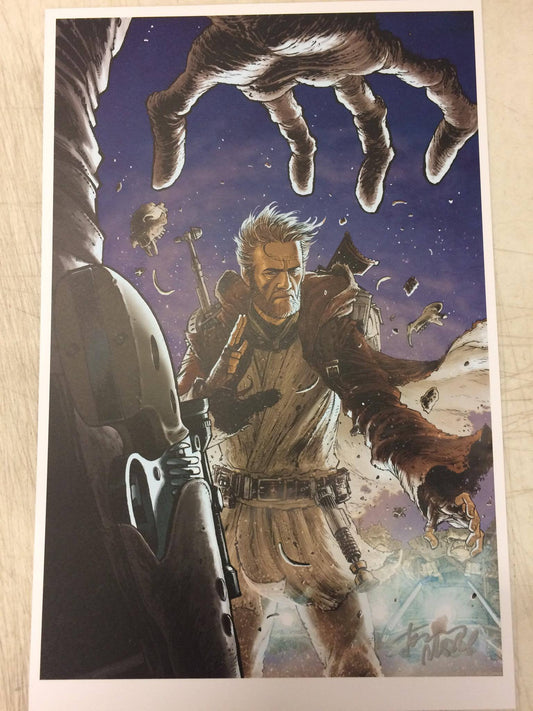 Tony Moore Star Wars Obi Wan Signed Print