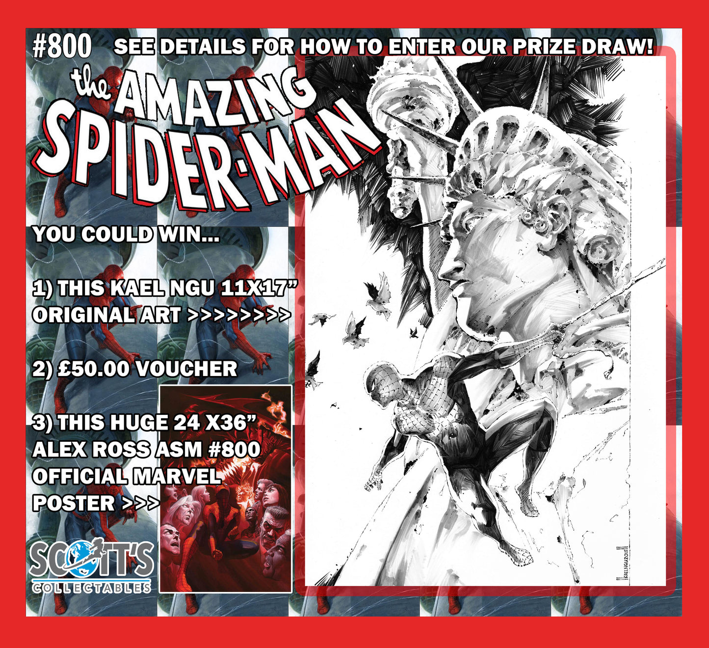 Amazing Spider-Man #800 1:100 Virgin Moebius Variant